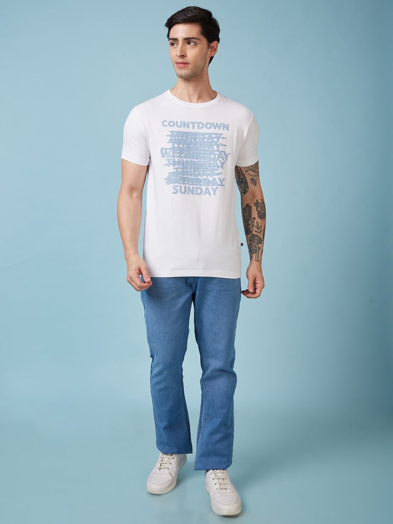 Status Quo Men'S Printed Regular Fit Tshirts