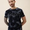 Status Quo Men'S Printed Round Neck Half Sleeves Regular Fit Tshirt