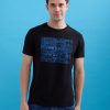 Status Quo Men'S Printed Round Neck Half Sleeves Regular Fit Tshirt