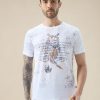 Status Quo Men'S Round Neck Half Sleeve T-Shirt With Graphic Typography Print