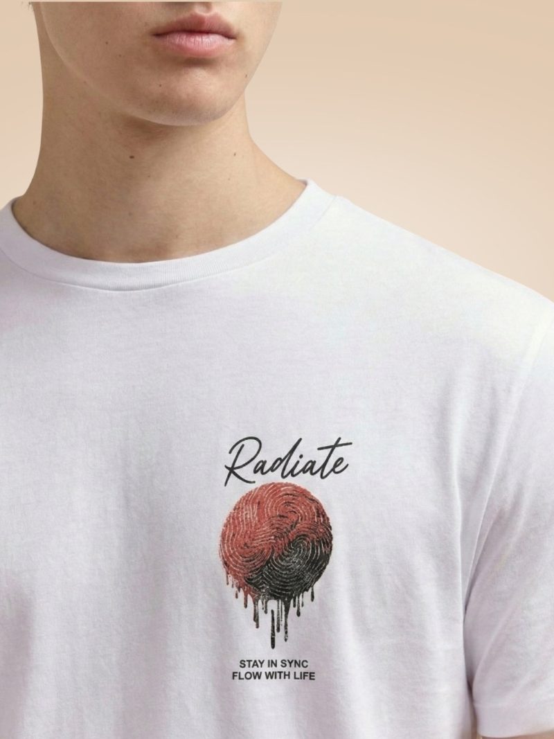 Status Quo Men'S Graphic Typography Print Round Neck Half Sleeves T-Shirt