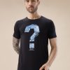Status Quo Men'S Chest Typography Print Round Neck Half Sleeves T-Shirt