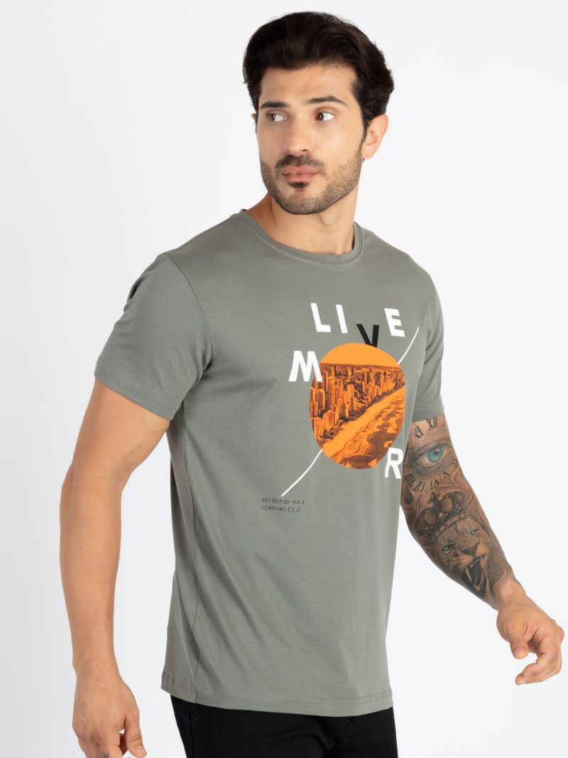 Status Quo Mens Printed Round Neck T-Shirt