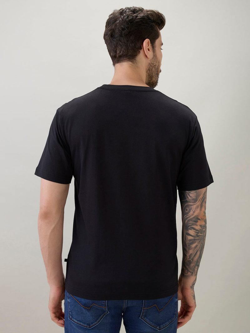 Status Quo Mens Typography Chest Print Half Sleeves Regular Fit Polo T-Shirt