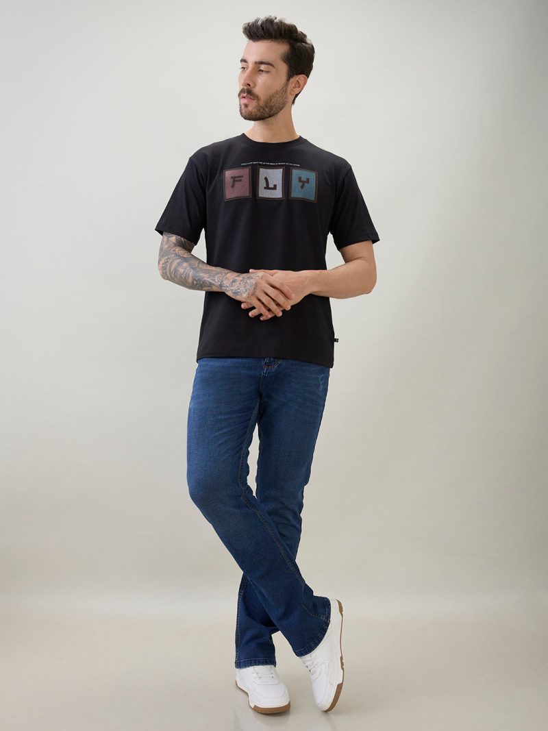 Status Quo Mens Typography Chest Print Half Sleeves Regular Fit Polo T-Shirt