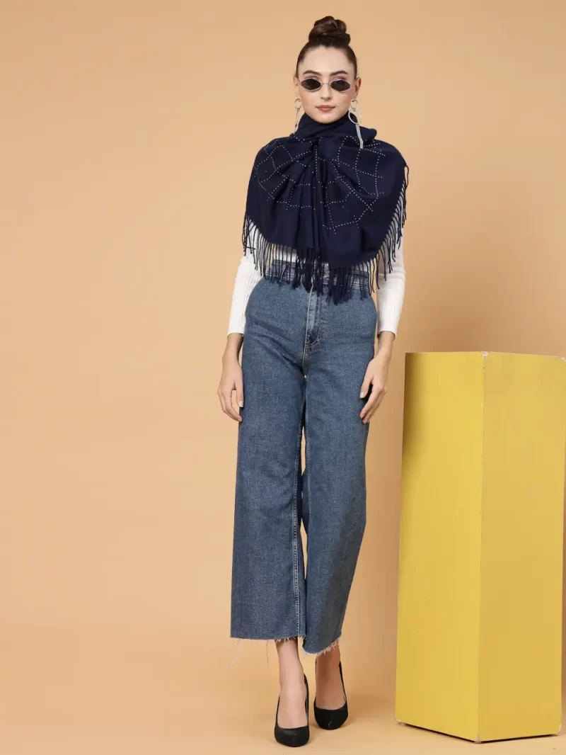 Elegant Women'S Winter Wool Stole