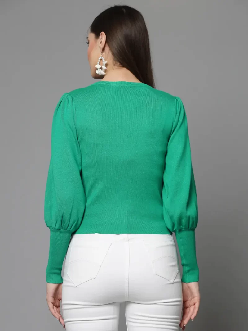 Embellished Round Neck Pullover