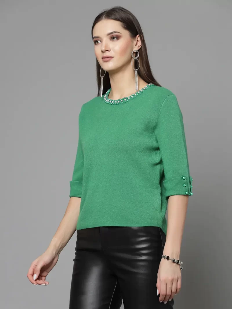 Embellished Detail Pullover