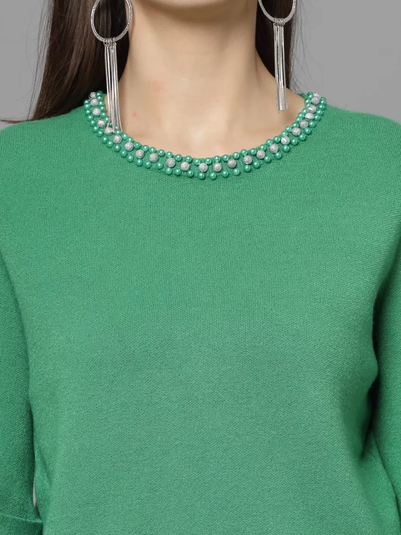 Embellished Detail Pullover