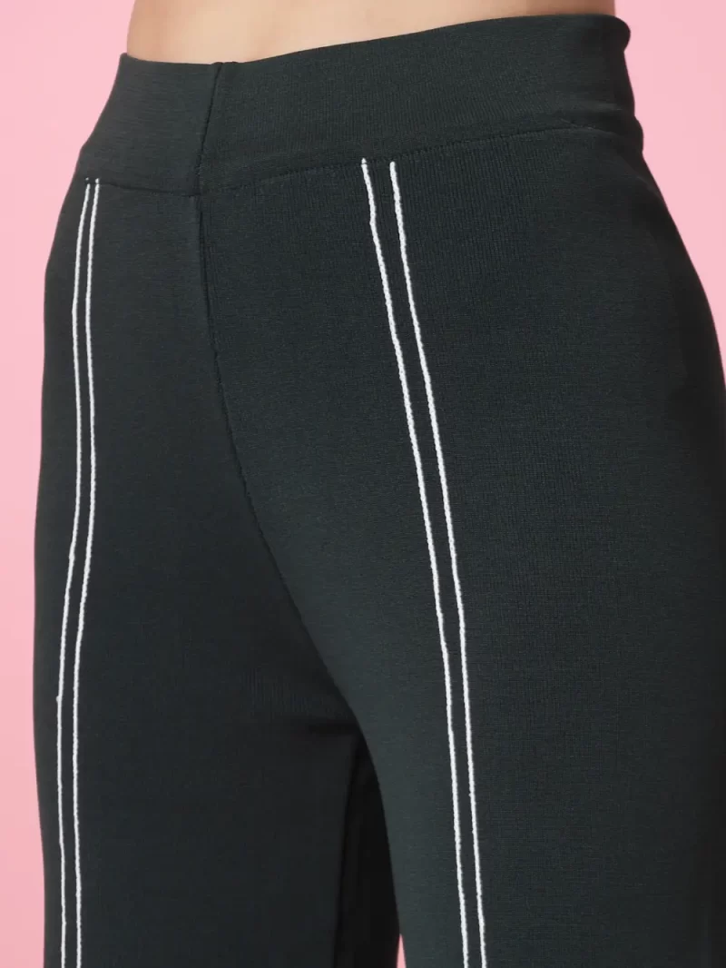 Mafadeny Women'S 2 Pcs High Neck Top With Palazzo Co-Ords