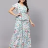 Mafadeny Women’S Floral Peplum Co-Ord Set