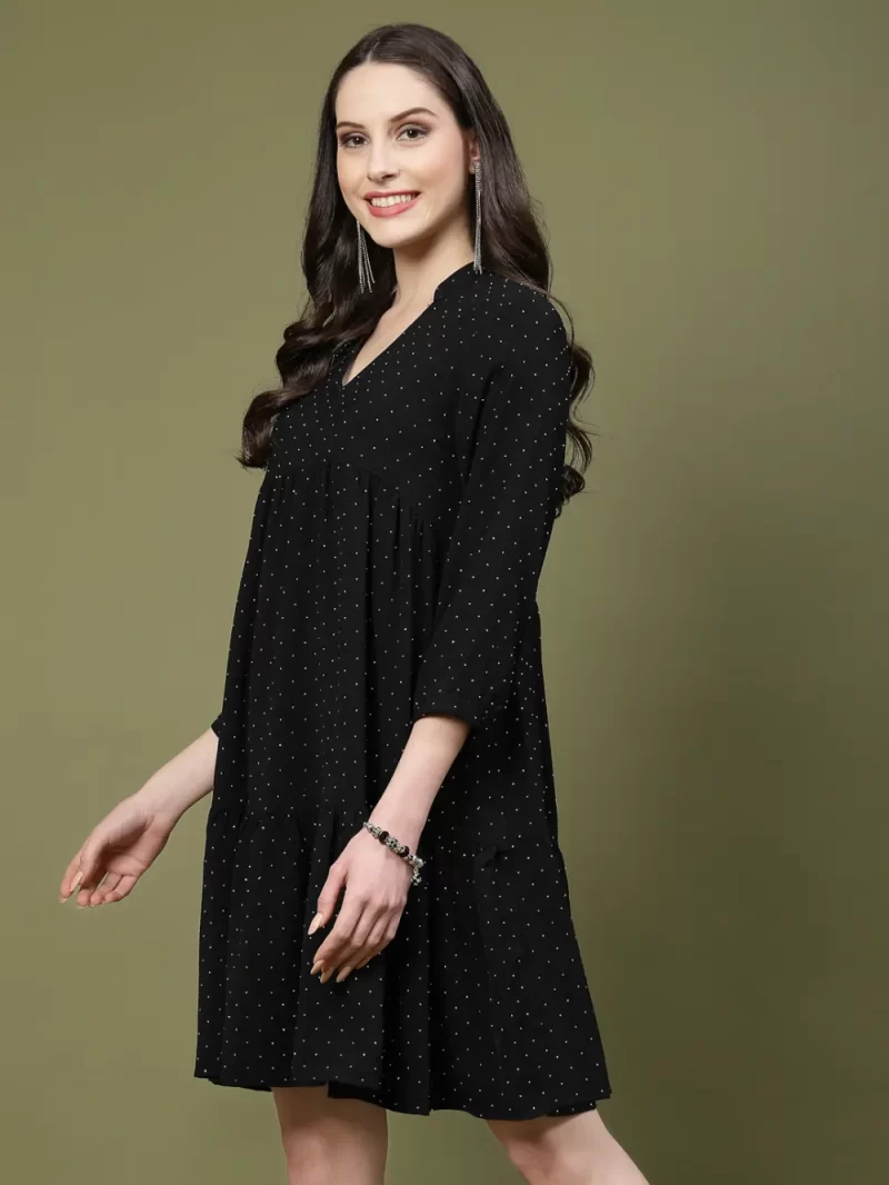 Mafadeny Women’S Polka Dot Relaxed Fit Day Dress