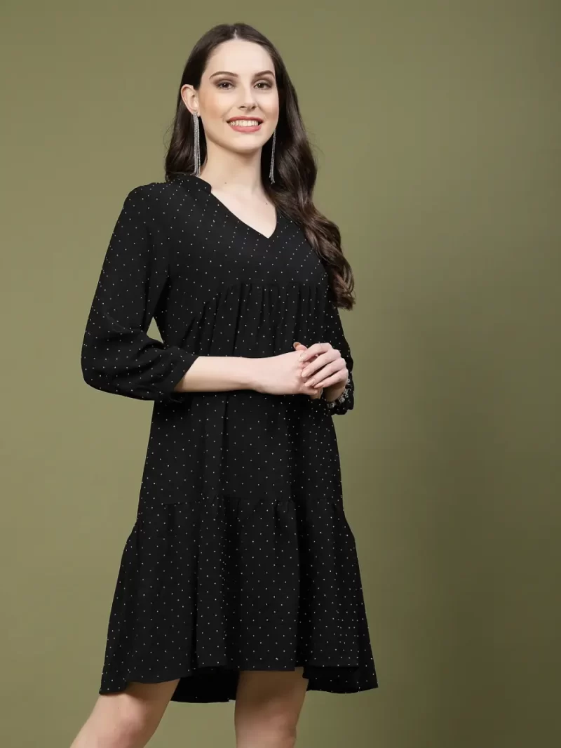 Mafadeny Women’S Polka Dot Relaxed Fit Day Dress