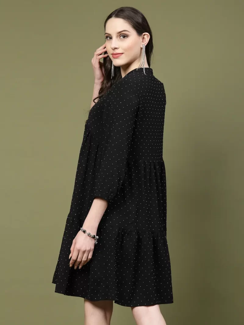 Mafadeny Women’S Polka Dot Relaxed Fit Day Dress