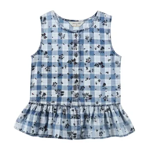 Baby Girls Casual Polyester Blend Blouson Top