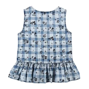 Baby Girls Casual Polyester Blend Blouson Top