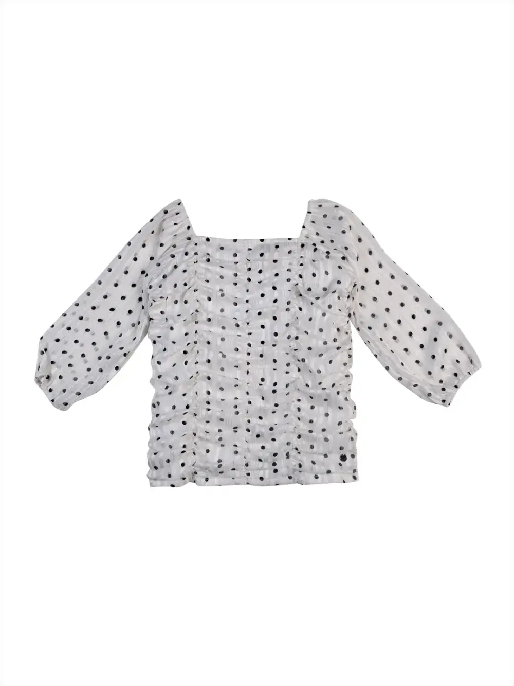 Baby Girls Casual Polyester Blend Blouson Top