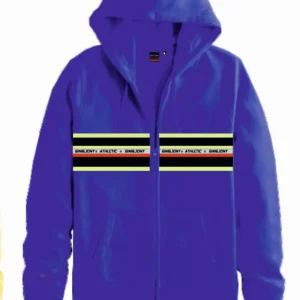Gini And Jony Boys Blue Color Block Cotton Knits Jacket Full Sleeves