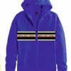 Gini And Jony Boys Blue Color Block Cotton Knits Jacket Full Sleeves