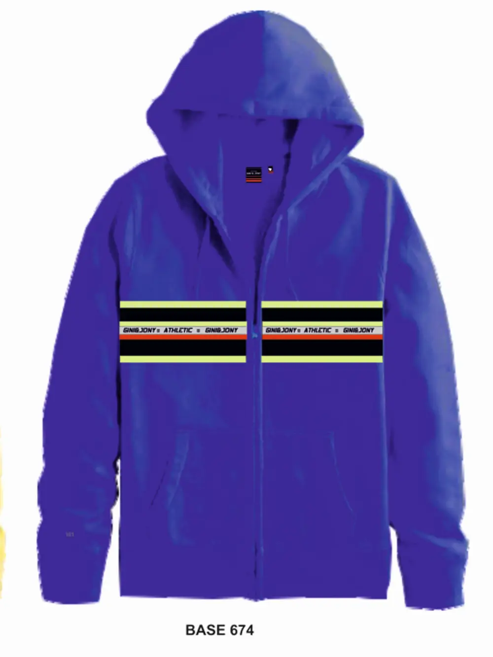 Gini And Jony Boys Blue Color Block Cotton Knits Jacket Full Sleeves