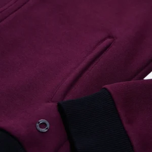 Gini And Jony Girls Burgundy Embroidery Cotton Knits Jacket Full Sleeves 9-10 Years
