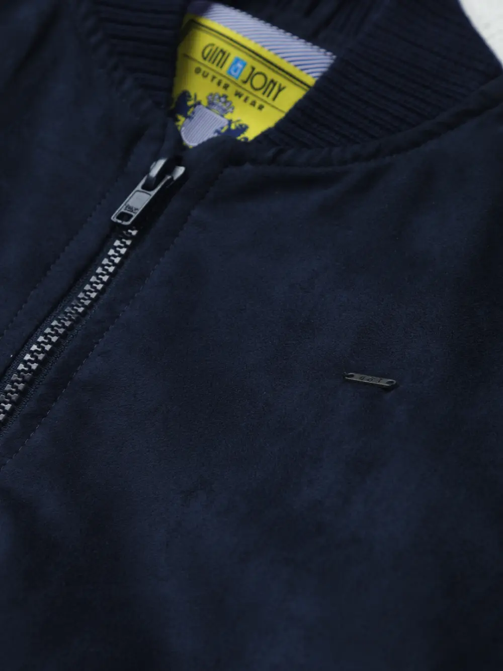 Gini & Jony Boys' Blue Heavy Winter Regular Jacket | Solid | Hand-Wash
