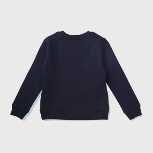 Gini & Jony Girls Blue Printed Knits Full Sleeves Sweat Shirt