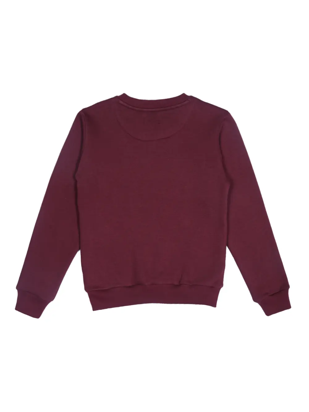 Gini & Jony Girls' Maroon Sweat Shirt