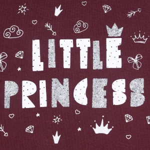 Gini & Jony Girls' Maroon Sweat Shirt
