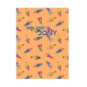 Gini And Jony Boys Orange Graphic Print Cotton T-Shirt Half Sleeves