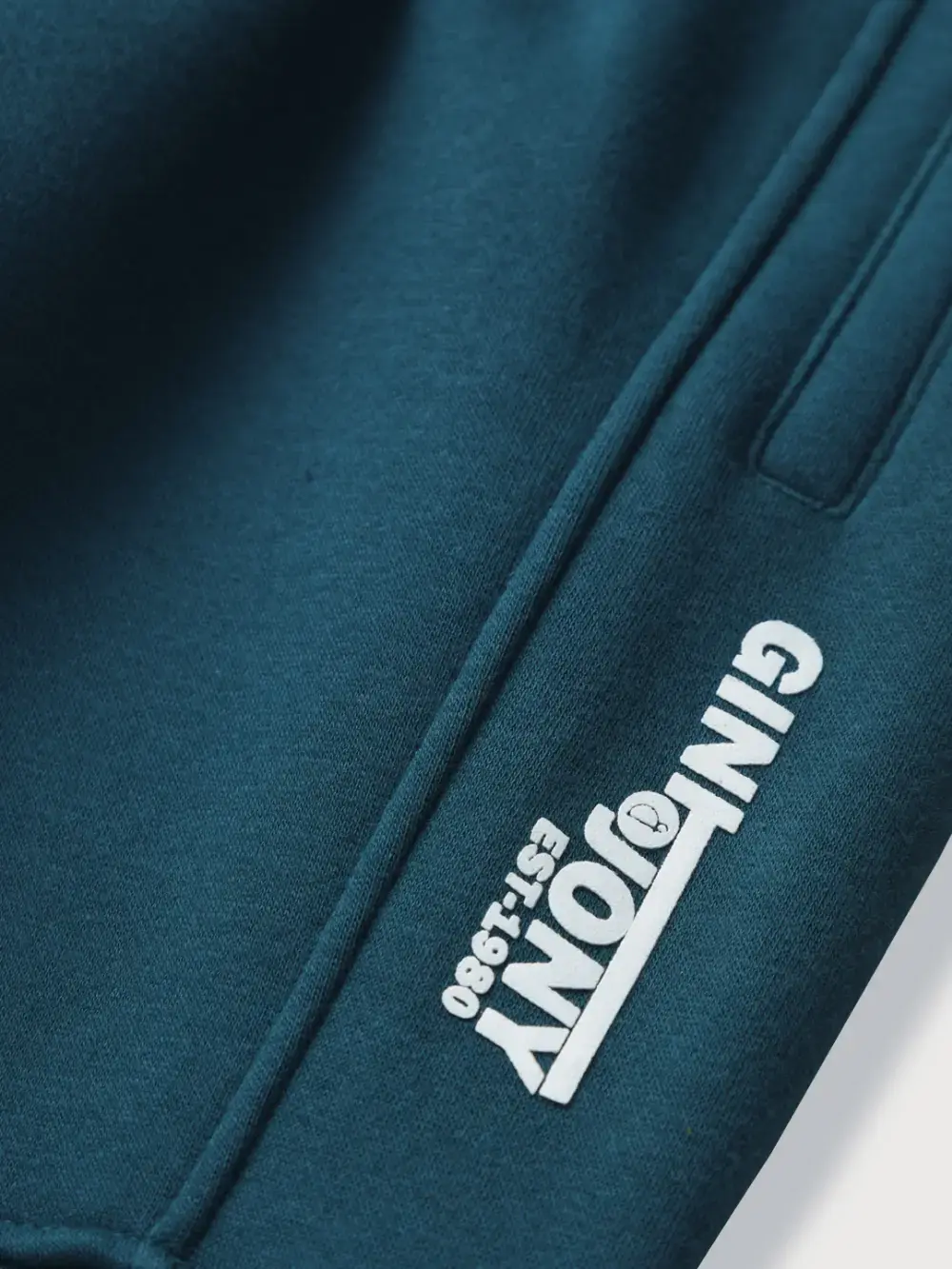Boys Green Woven Jogger Pants
