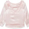 Baby Girls Casual Polyester Blend Blouson Top