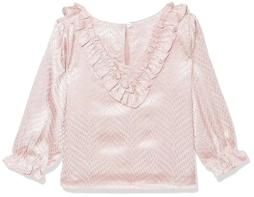 Baby Girls Casual Polyester Blend Blouson Top