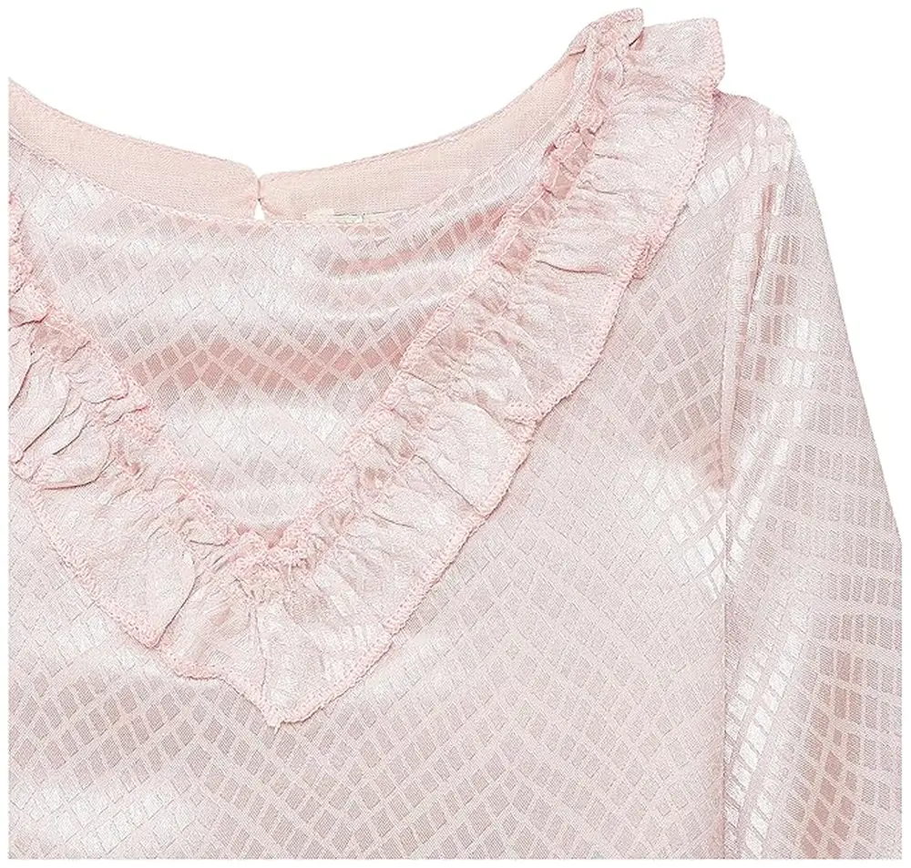 Baby Girls Casual Polyester Blend Blouson Top