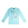 Gini And Jony Boys Blue Graphic Print Cotton T-Shirt Full Sleeves