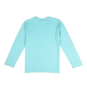 Gini And Jony Boys Blue Graphic Print Cotton T-Shirt Full Sleeves