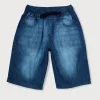 Gini & Jony Boys Blue Bermuda