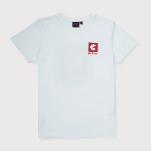 Gini & Jony Boys White Graphic Print T-Shirt