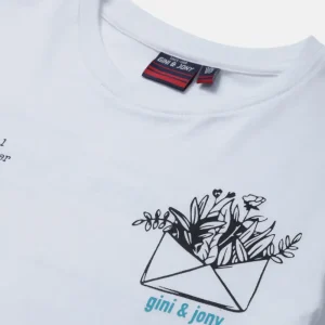 Gini & Jony Boys White T-Shirt