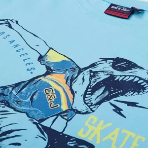 Gini & Jony Boys Blue T-Shirt