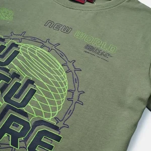 Gini & Jony Boys Green T-Shirt