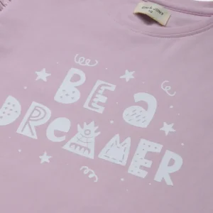 Girls Cotton Solid Knits Top