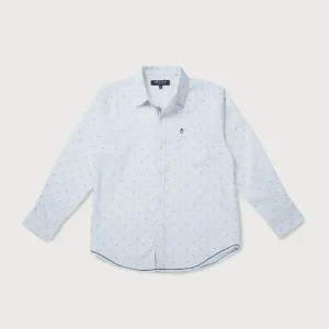 Gini And Jony Boys Solid Cotton Shirt