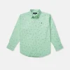 Gini And Jony Boys Solid Cotton Shirt