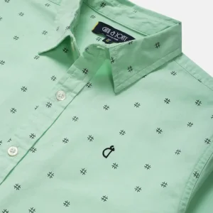 Gini And Jony Boys Solid Cotton Shirt