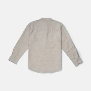 Gini And Jony Boys Solid Cotton Shirt
