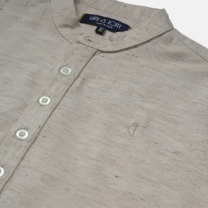 Gini And Jony Boys Solid Cotton Shirt