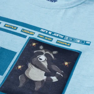 Gini And Jony Boys Blue Graphic Print Cotton T-Shirt Half Sleeves