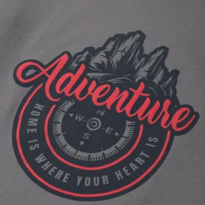 Gini And Jony Boys Grey Graphic Print Cotton T-Shirt Full Sleeves