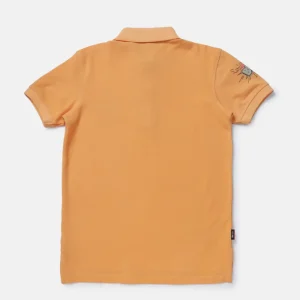 Gini & Jony Boys Orange Polo T-Shirt